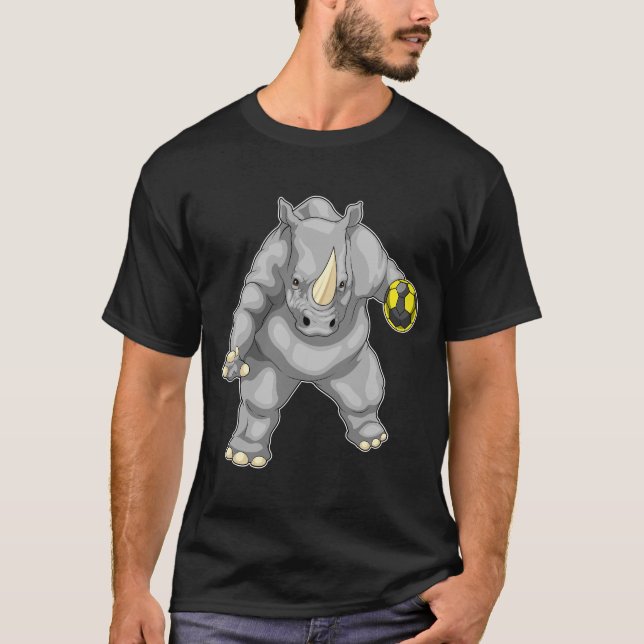 T-shirt Handball player Rhino Handball (Devant)