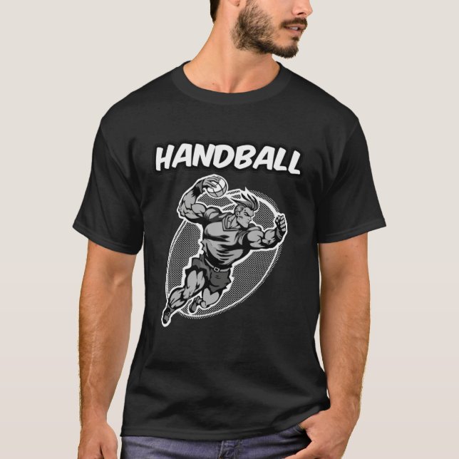 T-shirt Handball Player Team Coach (Devant)