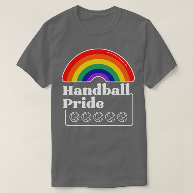 T-shirt Handball Pride LGBTQIA Gay (Design devant)