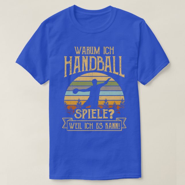 T-shirt Handball Spieler Handball Team Spruch Geschenk 2 (Design devant)