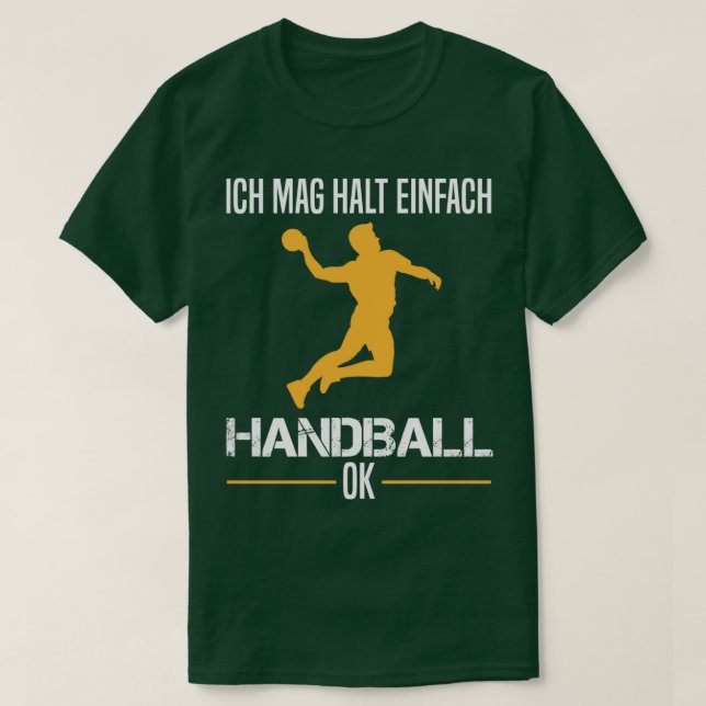 T-shirt Handball Sports Handball Player Devis Cadeau Idée  (Design devant)
