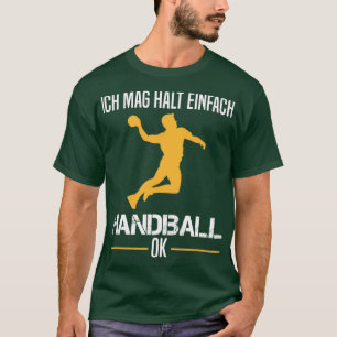T-shirt Handball Sports Handball Player Devis Cadeau Idée