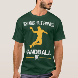 T-shirt Handball Sports Handball Player Devis Cadeau Idée 