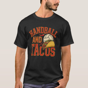 T-shirt Handball Tacos Humour Drôle pour Hommes Femmes Jou