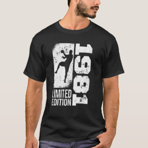 T-shirt Handballers Handball jeu 1981 Anniversaire Handbal