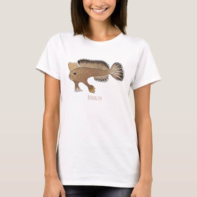 T-shirt Handfish cartoon illustration (Devant)