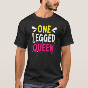 T-shirt Handicap Amputé D'Une Reine De Jambe En Cas D'Ampu