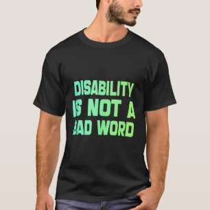 T-shirt Handicap N'Est Pas Un Mauvais Mot Tie Dye Handicap