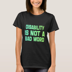 T-shirt Handicap N'Est Pas Un Mauvais Mot Tie Dye Handicap