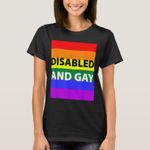 T-shirt Handicapé Et Gay Drôle Pour Hommes Femmes