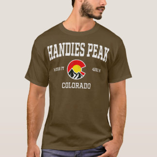 T-shirt Handies Peak Colorado 14ers Mont Athlétique Vintag