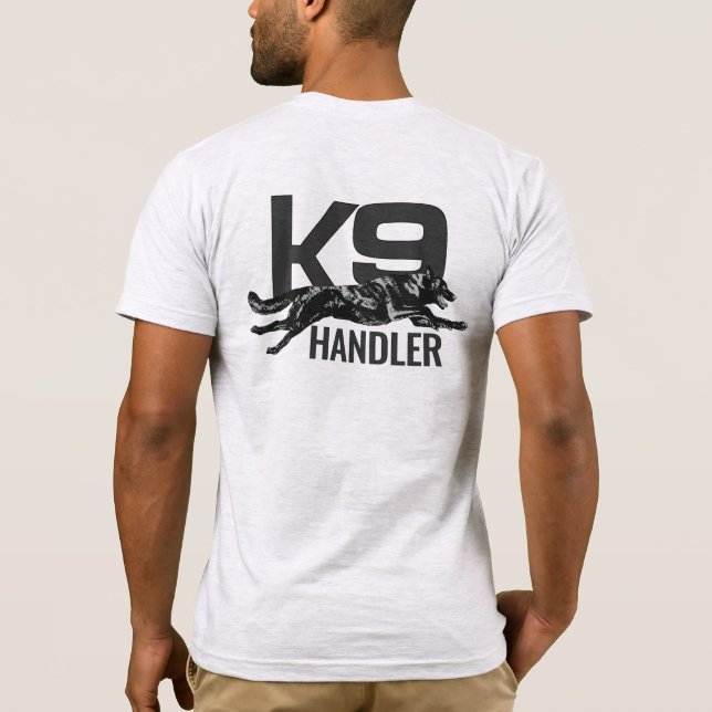 T-shirt Handler K9 - Dutch Shepherd chien (Dos)
