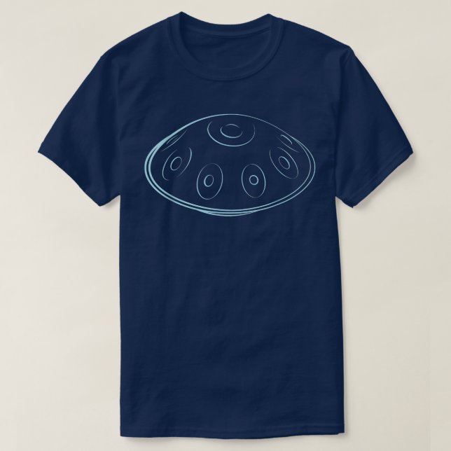 T-shirt Handpan Music Art Handpan 1051 (Design devant)