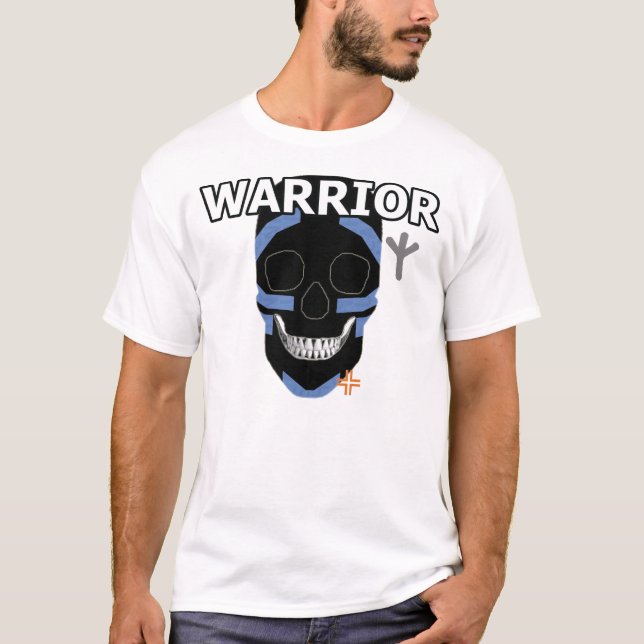 T-shirt HANDSKULL Warrior basique B2 (Devant)