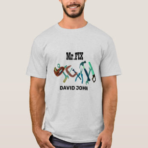 T-shirt Handyman Carpenter Réparateur Outils Construction