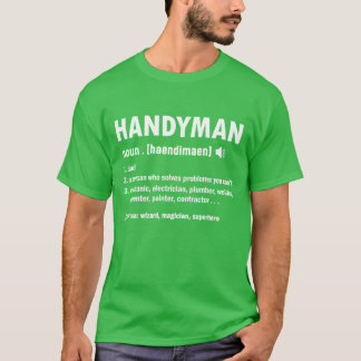 T-shirt Handyman Définition Papa Handyman Fête des pères v