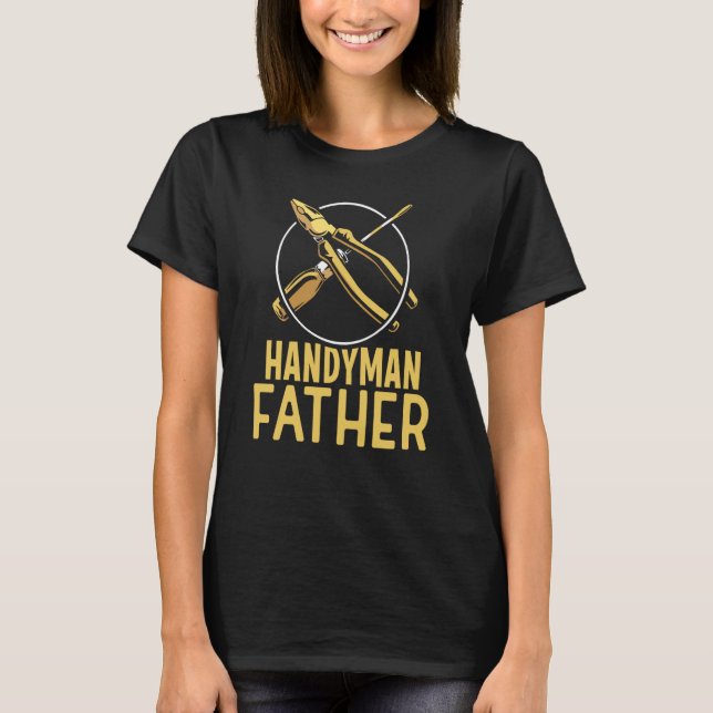 T-shirt Handyman Father Tinkerer Diy Hobby Worker Dad Dadd (Devant)