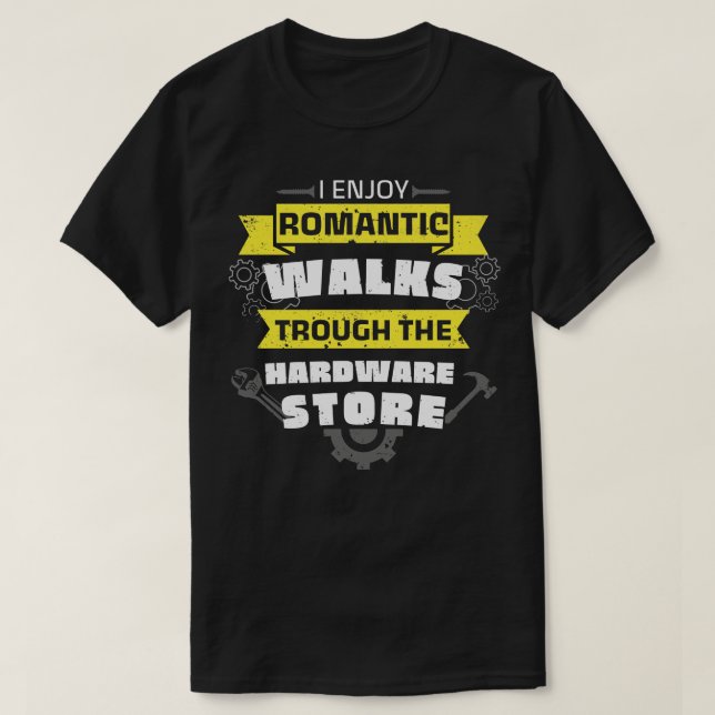 T-shirt Handyman Hardware Store Marches Fun Wrench (Design devant)