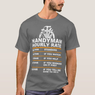 T-shirt Handyman HOURLY TATE usd T