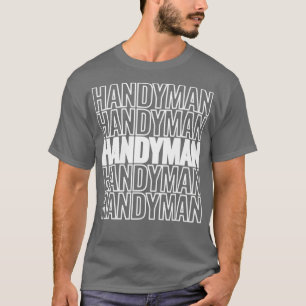 T-shirt handyman outils handyman services mécanicien