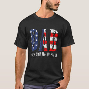 T-shirt Handyman Papa On M'Appelle M. Fix It Réparateur Ca