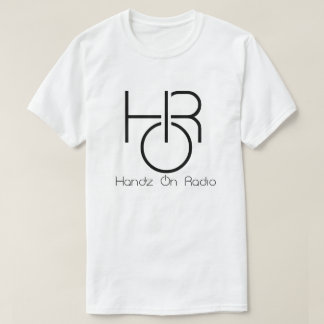 T-shirt Handz On Radio Men's Black Logo Tee avec texte
