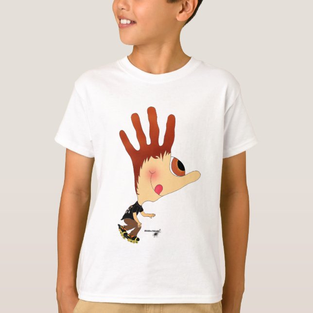 T-shirt HANDzYMANS-Rollerblader (Devant)