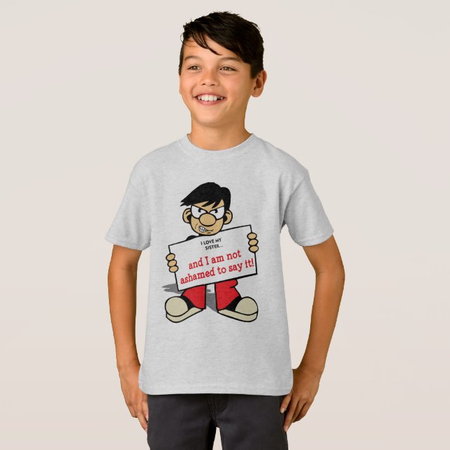 T-shirt Hanes TAGLESS® pour enfants (Devant entier)