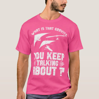 T-shirt Hang Glider Équipement du harnais Équipement Gear