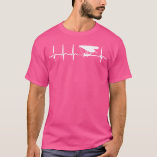 T-shirt Hang Gliding Heart - Best Humorous Sayings Quotes 