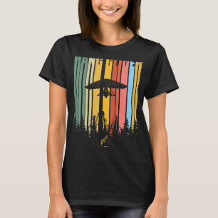 T-shirt Hang Gliding Pilot Vintage Sunset Hang Gliding Ki