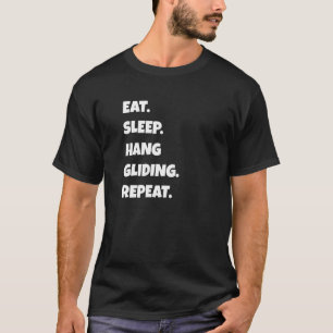 T-shirt Hang Gliding Png Mangez Sleep Sports Répéter Pour