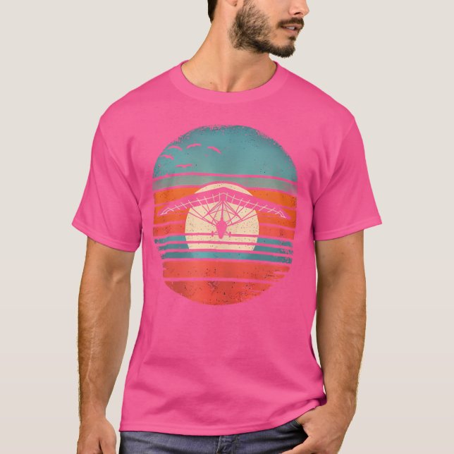 T-shirt Hang Gliding Sunset (Devant)