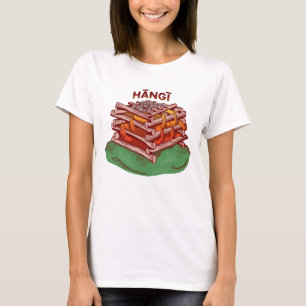 T-shirt Hangi Maori Cuisine Nourriture Kai