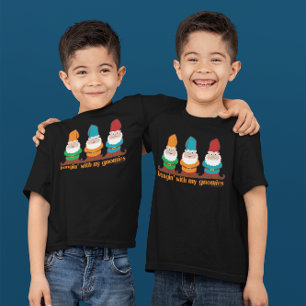 T-shirt Hangin avec mon obscurité de Gnomies