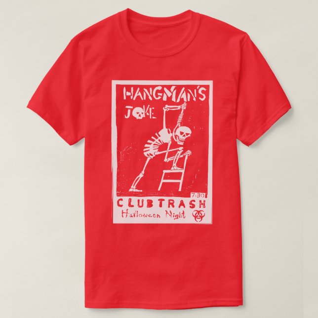 T-shirt Hangmans Plaisanter Le Corbeau (Design devant)