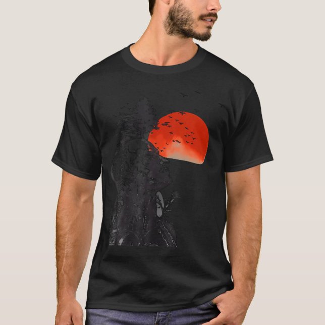 T-shirt Hangover Arbre Humain Surreal Artistic Sunset (Devant)