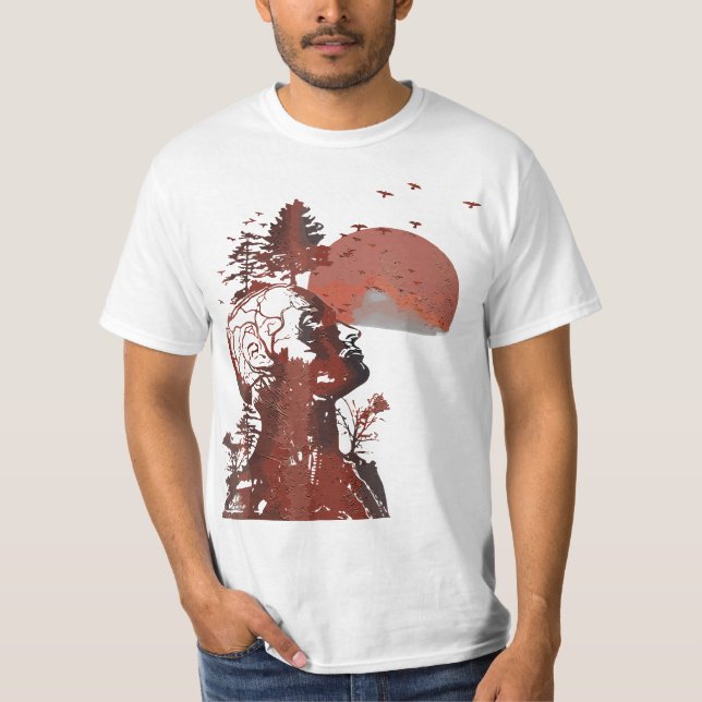 T-shirt Hangovers Human Tree Costume For Mens Womens  (Devant)