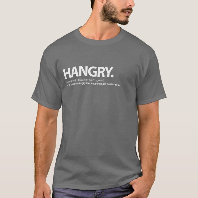 T-SHIRT HANGRY (Devant)