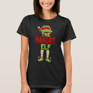 T-shirt Hangry ELF Family Matching Group Pajamas de Noël