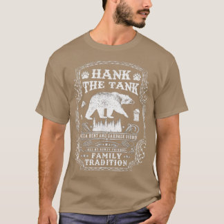 T-shirt Hank La Tradition De La Famille De Cuve Pizza Bent