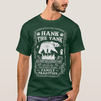 T-shirt Hank La Tradition De La Famille De Cuve Pizza Bent