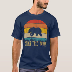 T-shirt Hank le Tank Bear Vintage en détresse Sauvez Hank