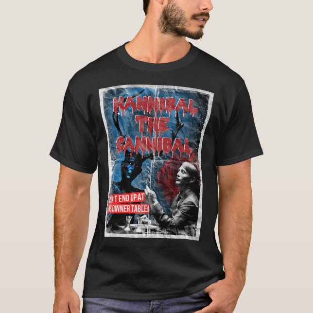 T-shirt Hannibal the Cannibal (Devant)