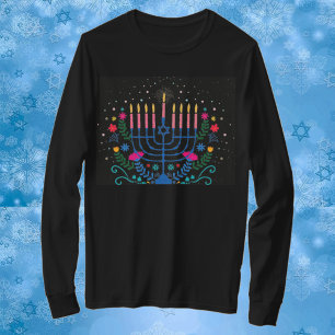 T-shirt Hannukah Menorah