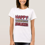 T-shirt Hanoukka<br><div class="desc">T-shirts de Hanoukka : Conceptions drôles de T-shirt de Hanoukka. Ce T-shirt de Hanoukka est un choix parfait pour votre favori quelqu'un. Chemises heureuses de Hanoukka pour tous. 
 Mots descriptifs : T-shirts de Hanoukka,  Chanukah,  étoile de David,  cadeaux de Hanoukka, </div>