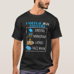 T-shirt Hanoukka 2021 Checklist Chanukah Pajama Jewish Chr<br><div class="desc">Hanoukka 2021 Checklist Chanukah Pajama Jour de Noël juif</div>