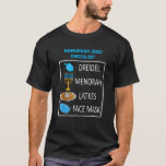 T-shirt Hanoukka 2022 Checklist Chanukah Pajama Jewish Chr<br><div class="desc">Hanoukka 2022 Checklist Chanukah Pajama Jour de Noël juif.</div>