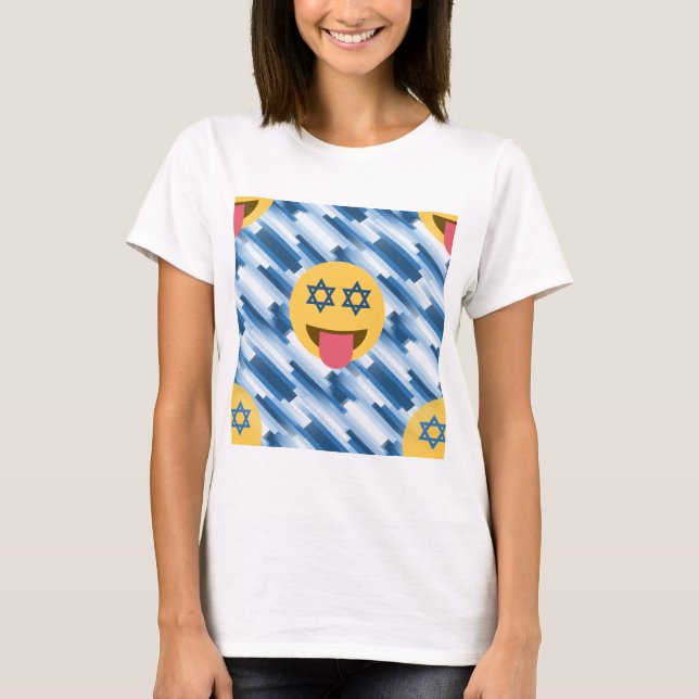 T-shirt hanoukka chanukkah emoji (Devant)