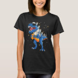 T-shirt Hanoukka Dinosaur Menorasaurus T Rex Dino Chanukah<br><div class="desc">Hanoukka Dinosaur Menorasaurus T Rex Dino Chanukah Boys 2024</div>